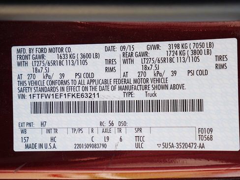 Used 2015 Ford F150 Lariat AWD/4WD image 73