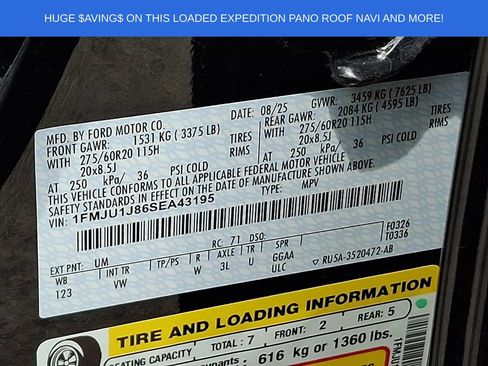Used 2025 Ford Expedition Active AWD/4WD image 31