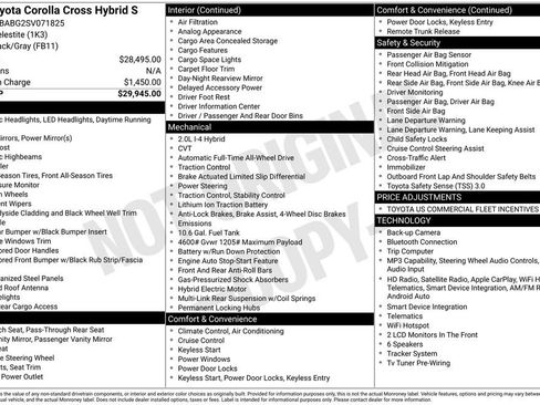 Used 2025 Toyota Corolla Cross AWD Hybrid image 35