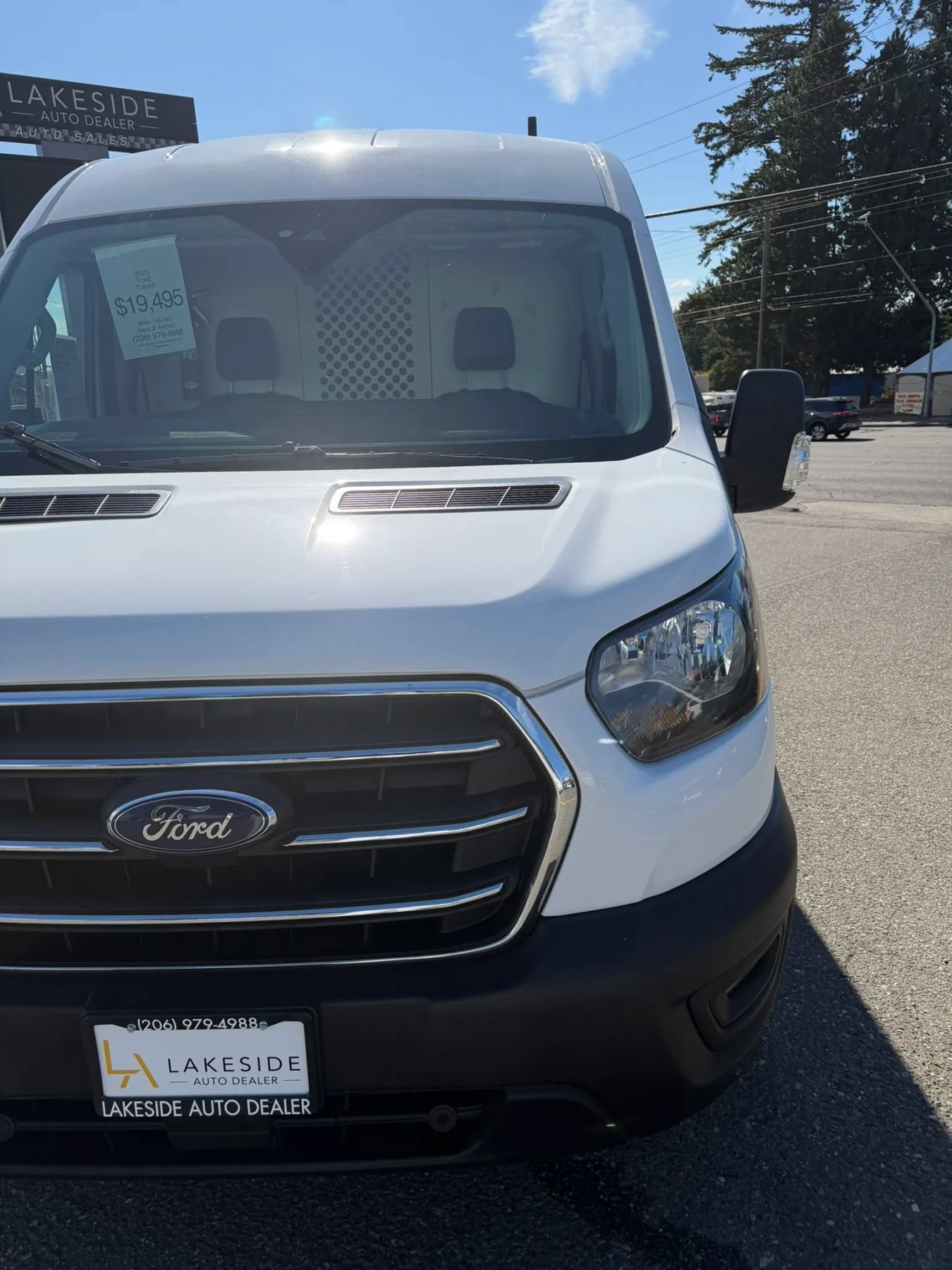 Used 2020 Ford Transit 250 Medium Roof w/ Load Area Protection Package RWD image 12