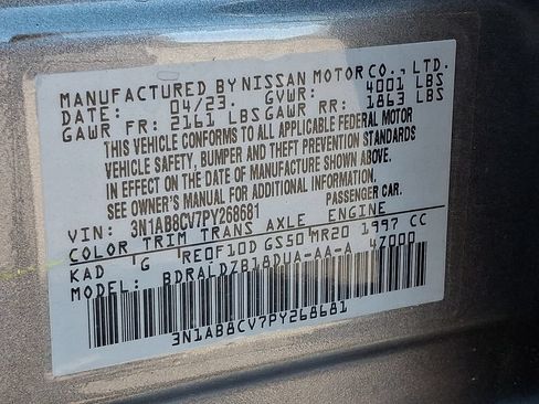 Certified 2023 Nissan Sentra SV FWD image 25