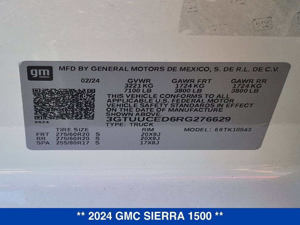 Used 2024 GMC Sierra 1500 Elevation w/ X31 Off-Road Package AWD/4WD image 40