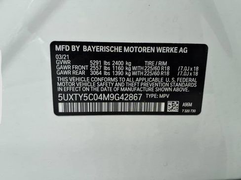 Used 2021 BMW X3 xDrive30i w/ Convenience Package AWD/4WD image 21