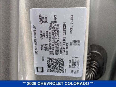 New 2026 Chevrolet Colorado Trail Boss image 37