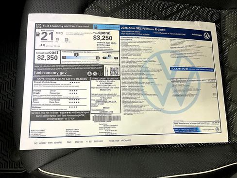 New 2026 Volkswagen Atlas SEL Premium R-Line image 34