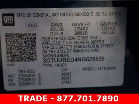 Certified 2022 GMC Sierra 1500 SLE image 28