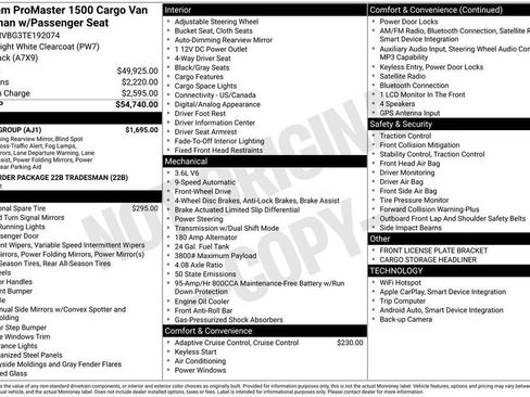 New 2026 RAM ProMaster 1500 w/ Safety Group FWD image 9