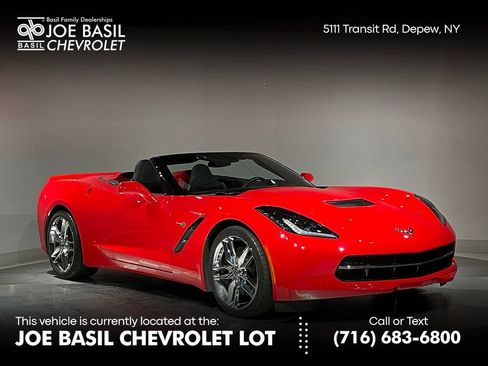 Used 2015 Chevrolet Corvette Stingray Convertible w/ 2LT Preferred Equipment Group RWD image 1