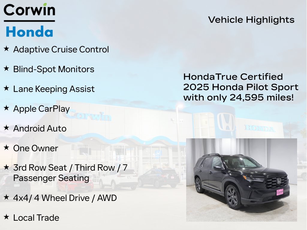 Used 2025 Honda Pilot Sport image 9