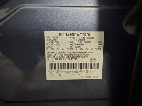 Used 2019 Lincoln Nautilus Reserve image 29