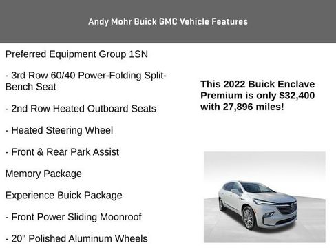 Used 2022 Buick Enclave Premium w/ Experience Buick Package image 8