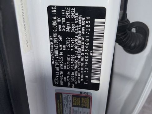 Used 2016 Kia Sorento SX w/ SXL Technology Package image 15