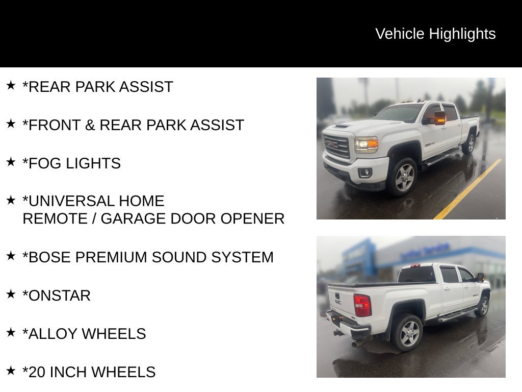Used 2018 GMC Sierra 2500 SLT w/ All Terrain HD Package AWD/4WD image 20