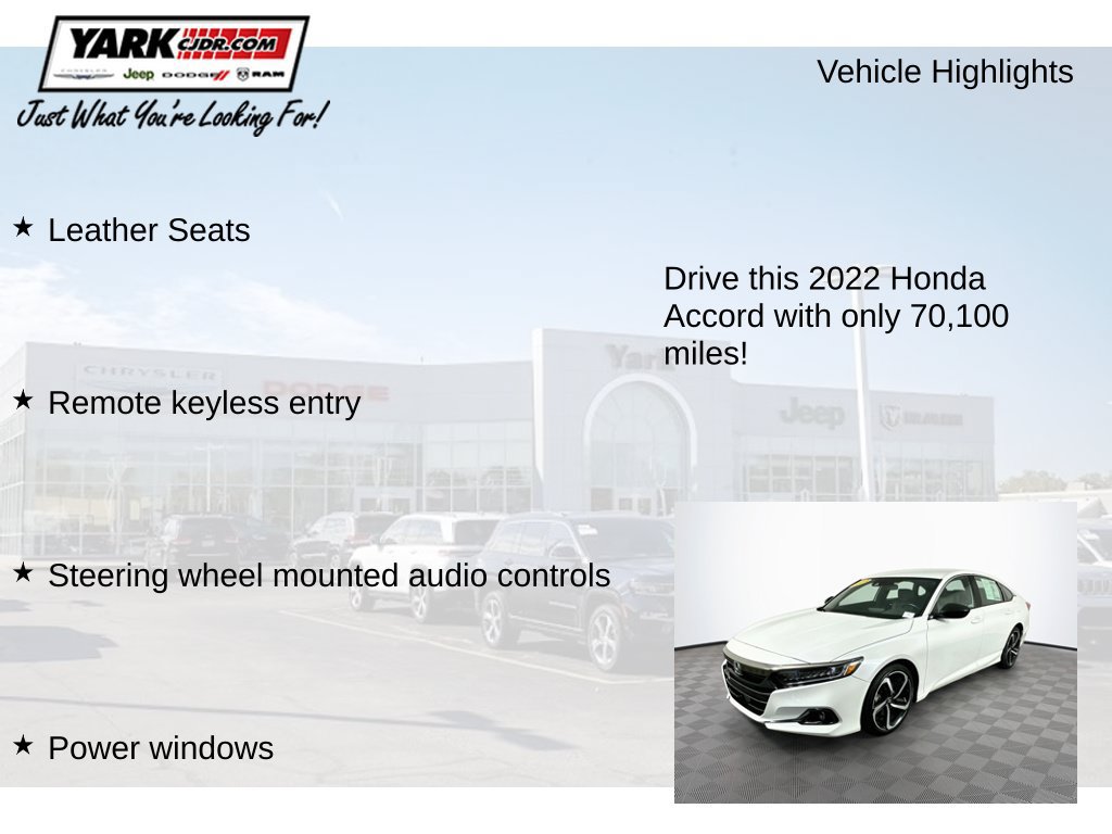 Used 2022 Honda Accord Sport image 7