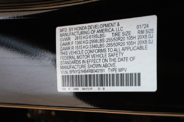 Certified 2024 Honda Pilot Elite image 42