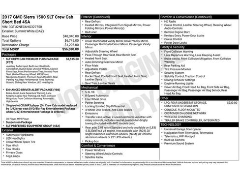 Used 2017 GMC Sierra 1500 SLT image 2