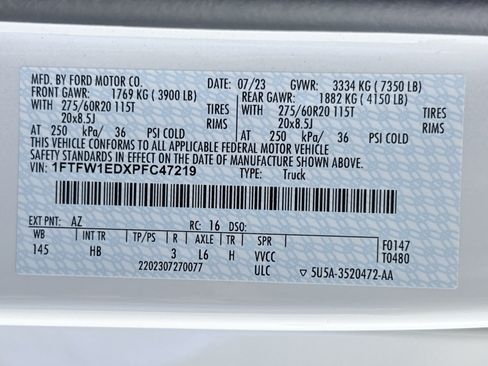Used 2023 Ford F150 Lariat AWD/4WD image 33