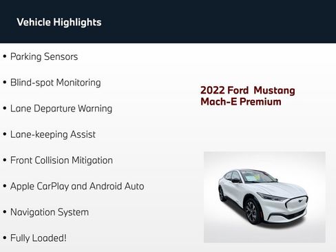 Used 2022 Ford Mustang Mach-E Premium RWD image 60