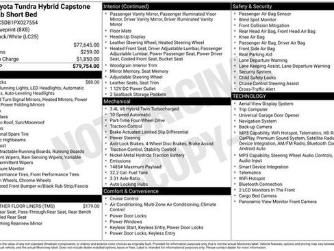 Used 2023 Toyota Tundra Capstone AWD/4WD image 34