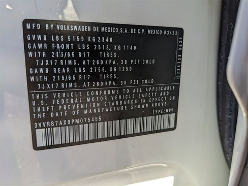 Certified 2023 Volkswagen Tiguan S w/ Driver Assistance Package image 35