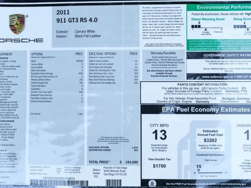 Used 2011 Porsche 911 GT3 RS 4.0 image 23