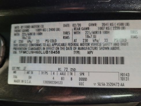 Used 2020 Ford Escape SEL AWD/4WD image 33