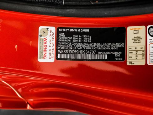 Used 2017 BMW M6 Coupe RWD image 66