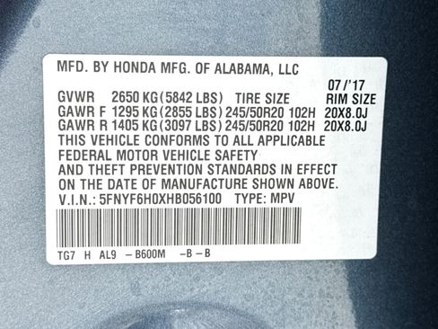Used 2017 Honda Pilot Elite image 40