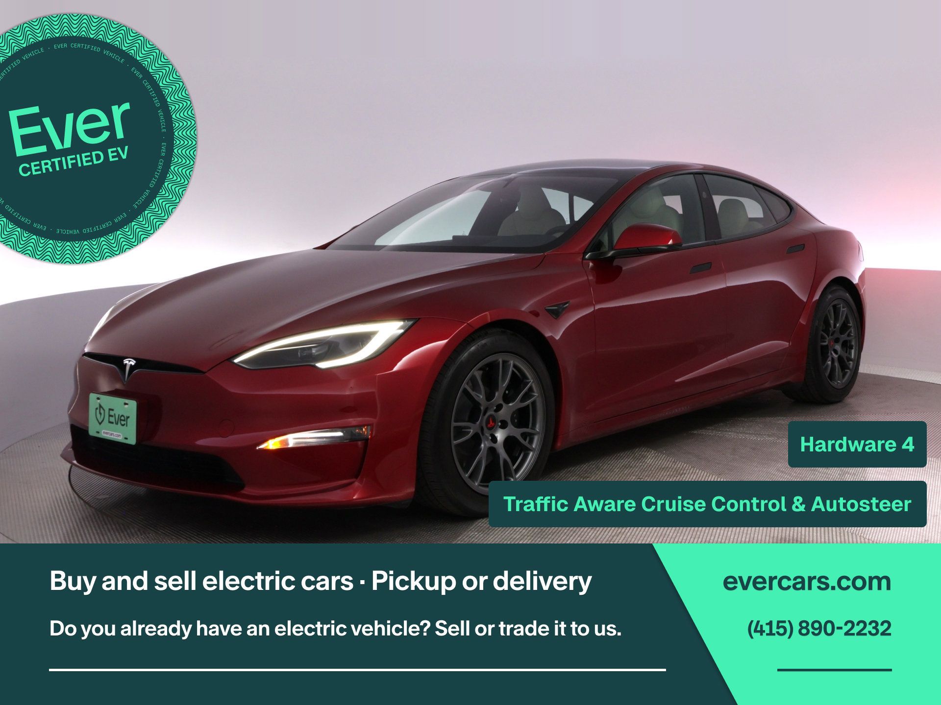 Used 2024 Tesla Model S AWD/4WD image 1