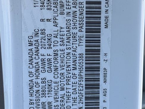 Certified 2023 Honda Civic Sport image 23