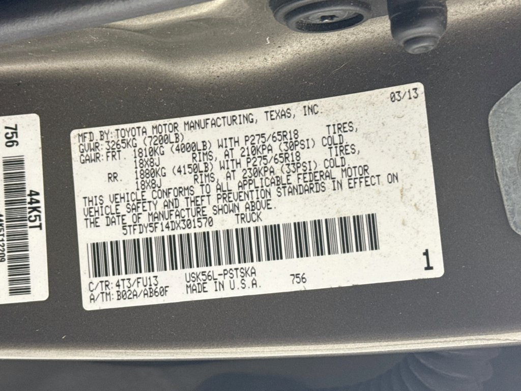 Used 2013 Toyota Tundra 4x4 CrewMax w/ TRD Off-Road Pkg image 31