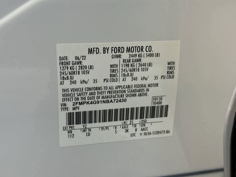 Used 2022 Ford Edge SE w/ Cargo Accessory Package image 24