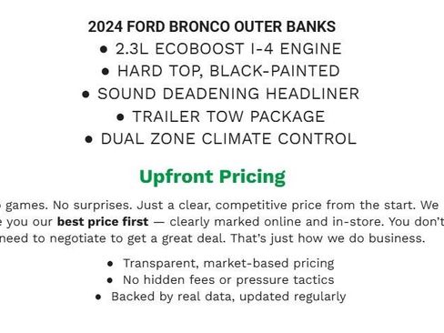 Certified 2024 Ford Bronco Outer Banks image 2