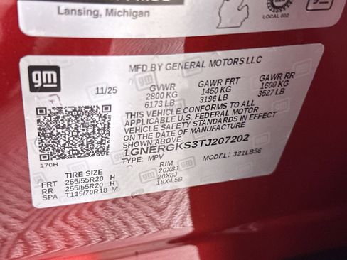 New 2026 Chevrolet Traverse LT w/ Sun and Wheel Package image 71