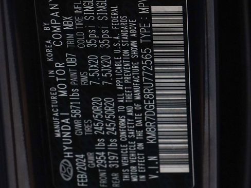 Used 2024 Hyundai Palisade Calligraphy image 36