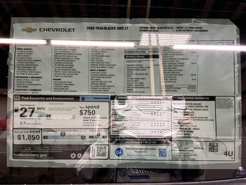 New 2026 Chevrolet TrailBlazer LT w/ Convenience Package image 14