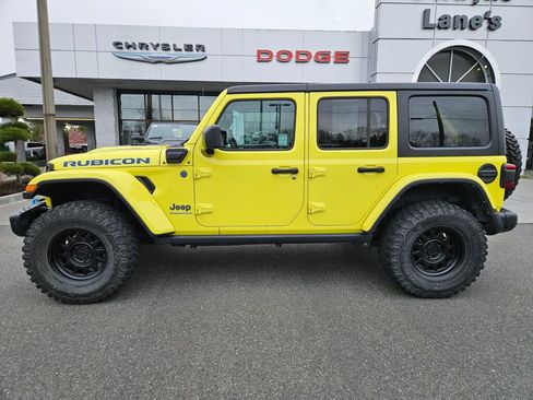 Used 2023 Jeep Wrangler Unlimited Rubicon 4xe w/ Steel Bumper Group image 2