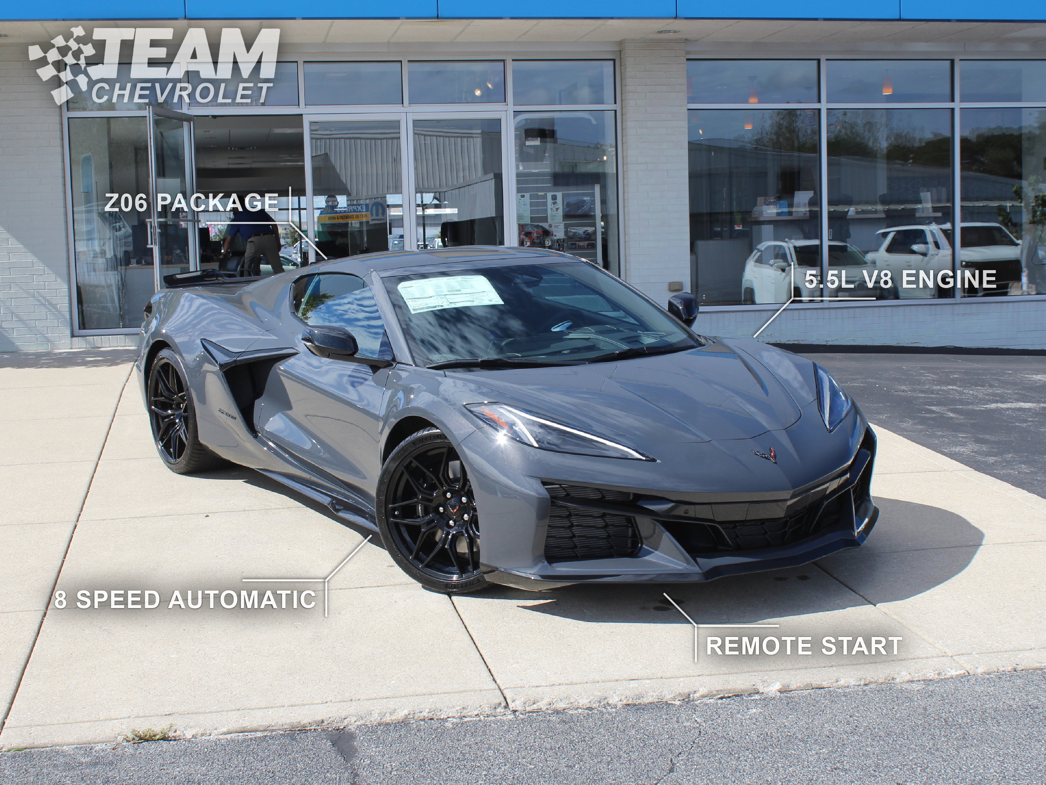 New 2027 Chevrolet Corvette Z06 w/ Stealth Interior Trim Package RWD image 2