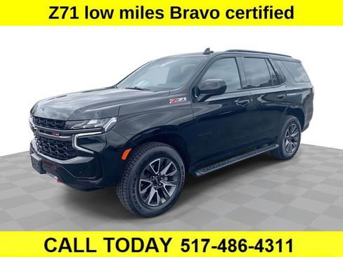 Certified 2021 Chevrolet Tahoe Z71 w/ Rear Media and Nav Package AWD/4WD image 1