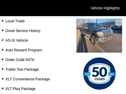 Used 2012 Ford F150 XLT w/ XLT Chrome Pkg image 7