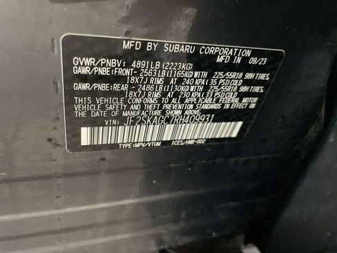 Certified 2024 Subaru Forester Sport image 28