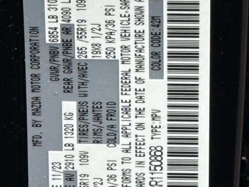 Certified 2024 MAZDA CX-90 Plug-In Hybrid w/ Preferred image 22