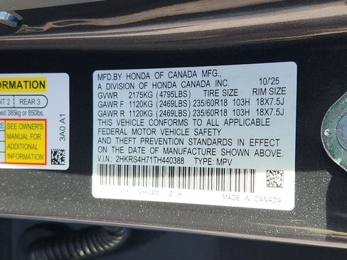 New 2026 Honda CR-V EX-L image 17