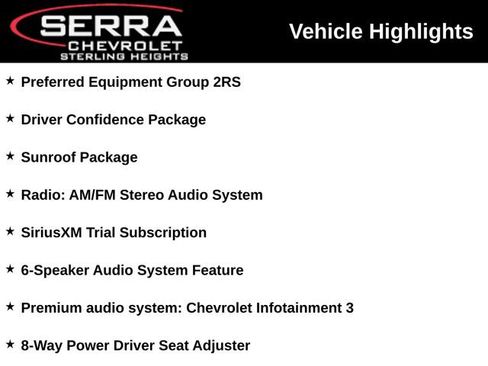Used 2025 Chevrolet Trax RS w/ Sunroof Package FWD image 4