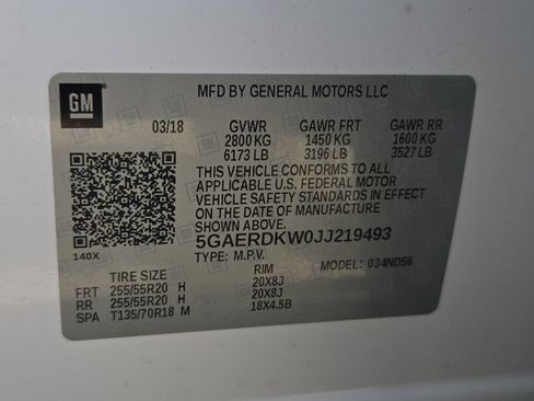 Used 2018 Buick Enclave Avenir w/ Avenir Technology Package FWD image 29