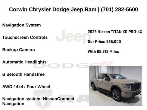 Used 2023 Nissan Titan PRO-4X AWD/4WD image 6