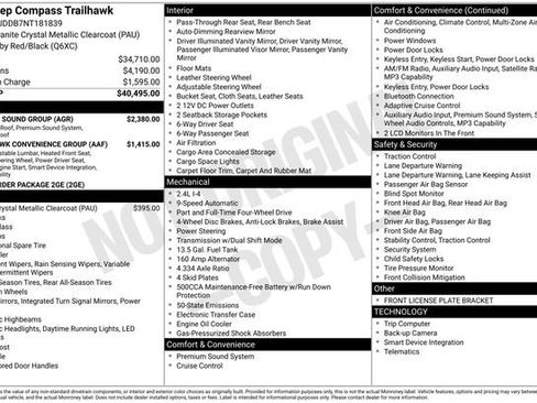 Used 2022 Jeep Compass Trailhawk w/ Sun and Sound Group AWD/4WD image 5