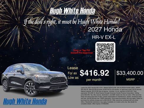 New 2027 Honda HR-V EX-L image 3