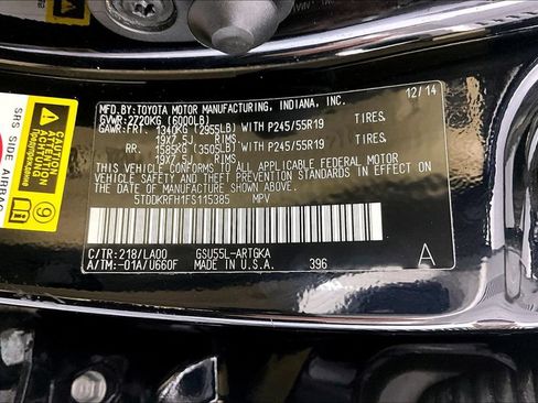 Used 2015 Toyota Highlander Limited Platinum AWD/4WD image 33