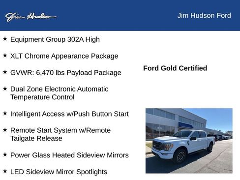 Used 2022 Ford F150 XLT w/ Equipment Group 302A High image 12